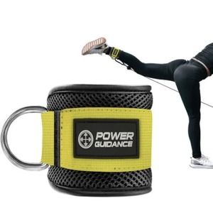 Power-guidance Ankle Strap For Cable Machine Exercise Machine Strap Yellow